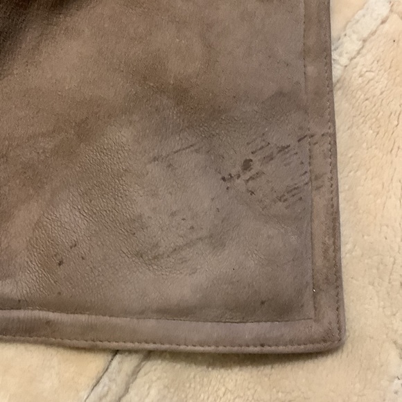 Jeno de Paris Shearling Coat w Genuine Fur Collar - Picture 10 of 16